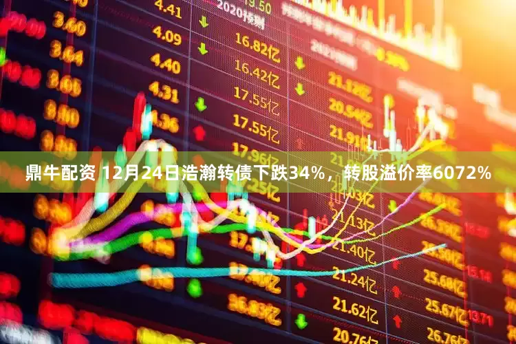 鼎牛配资 12月24日浩瀚转债下跌34%，转股溢价率6072%